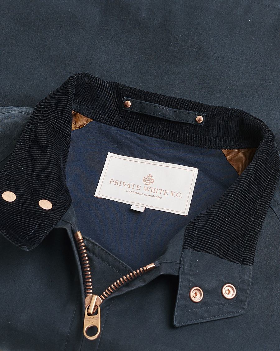 Uomini | Giacche Pre-owned | Pre-owned | Private White V.C. Ventile Harrington Jacket 3.0 Midnight 4 - M