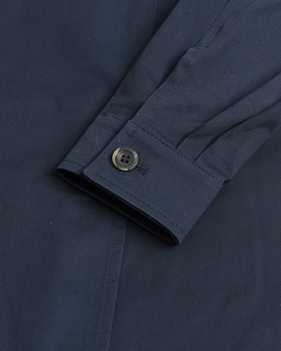 Uomini | Camicie Pre-owned | Pre-owned | Private White V.C. Cotton Overshirt Navy 2 - XS