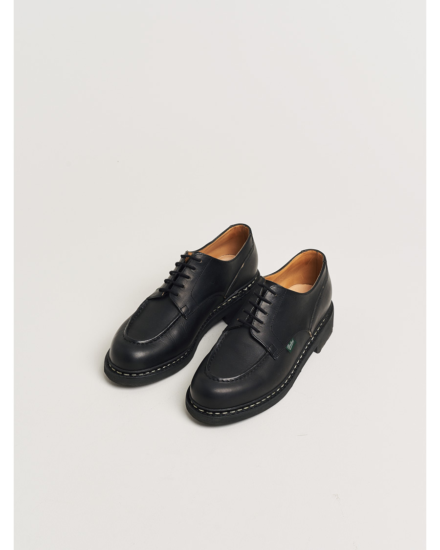 Uomini | Scarpe con cuciture Goodyear Pre-owned | Pre-owned | Paraboot Chambord Derby Black UK7,5 - EU41,5