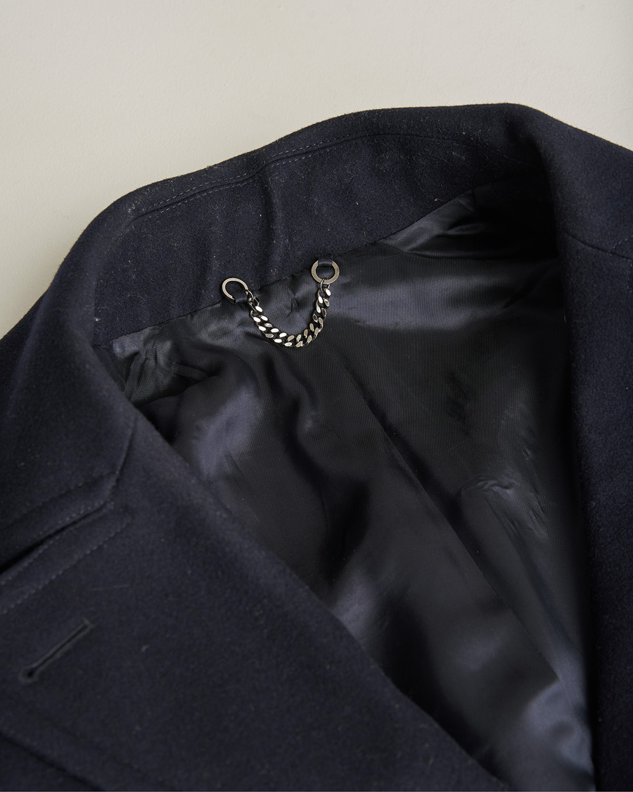 Uomini | Giacche | Pre-owned | Tiger of Sweden Peacoat Wool Navy 48