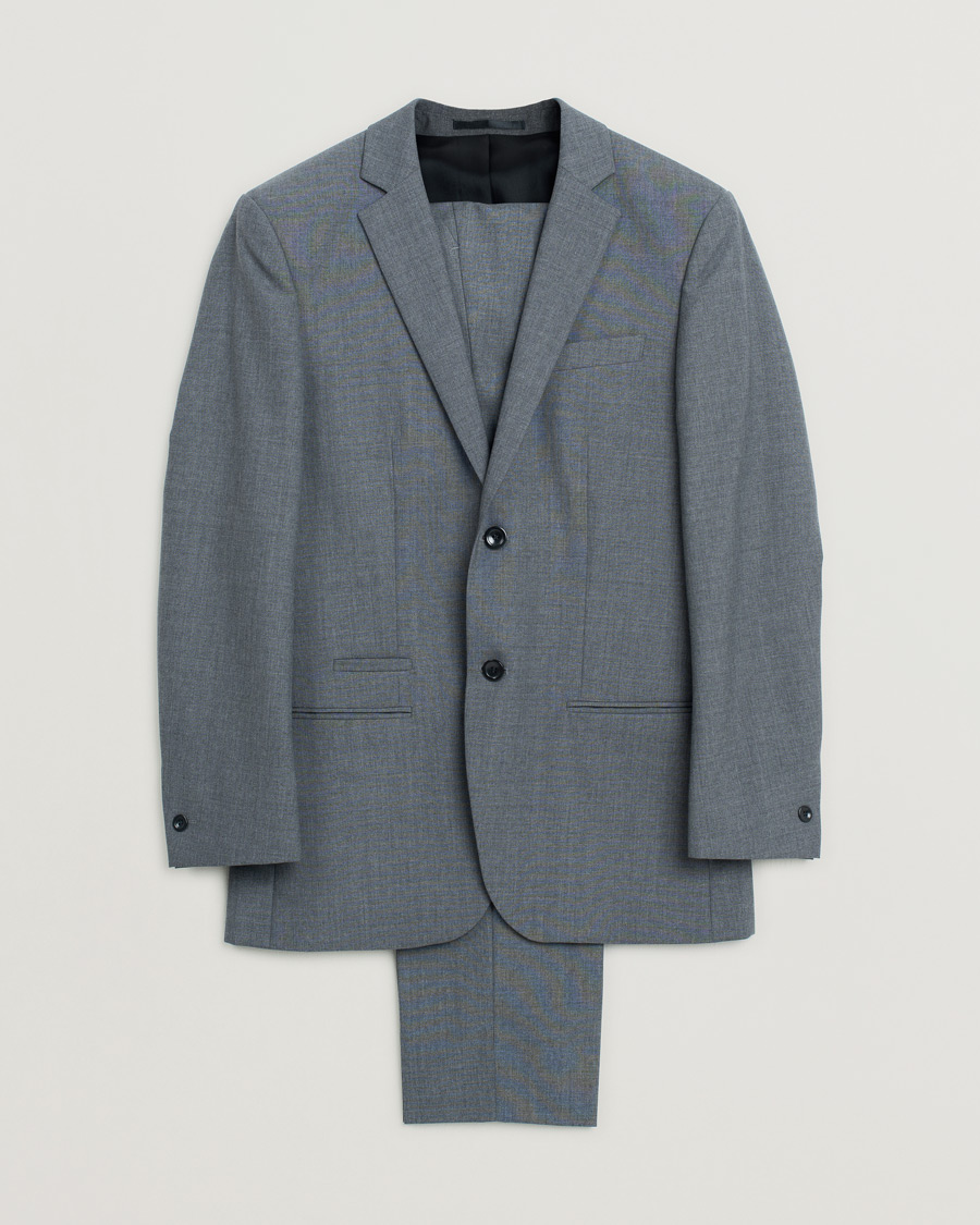 Uomini | Blazers | Pre-owned | Filippa K Rick/Liam Cool Wool Suit Grey 48