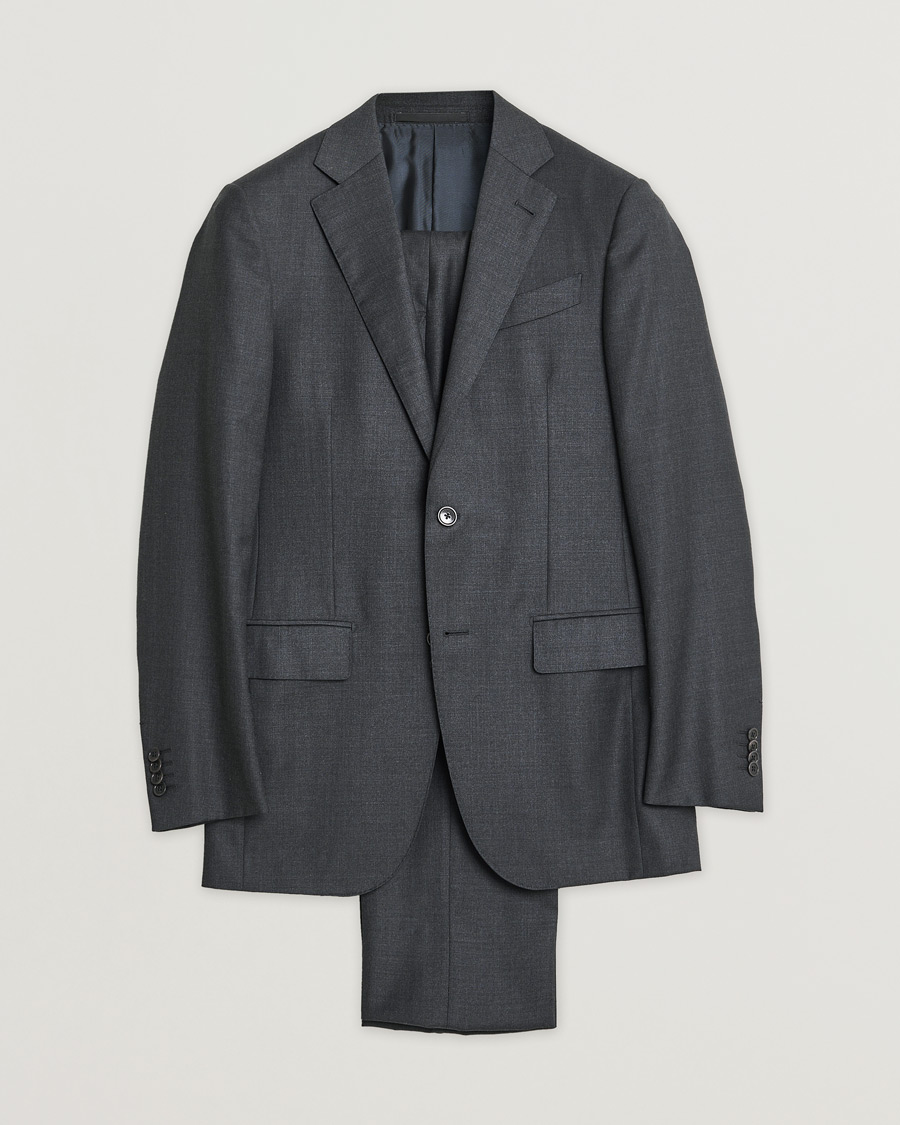 Uomini | Abiti Pre-owned | Pre-owned | Ermenegildo Zegna Wool Suit Grey 44