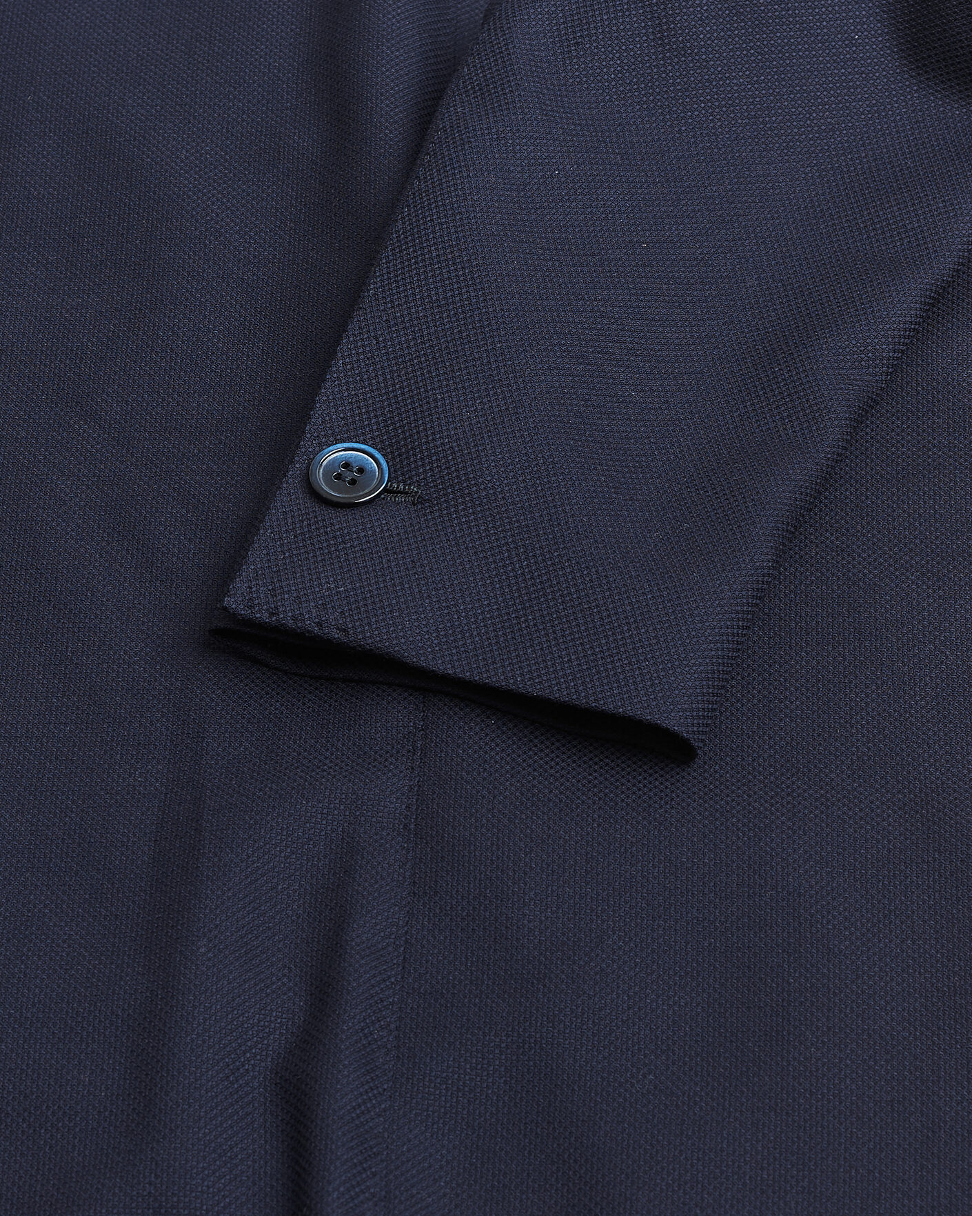 Uomini | Giacca da abito Pre-owned | Pre-owned | Gabo Napoli Navy Hopsack Wool Blazer 50