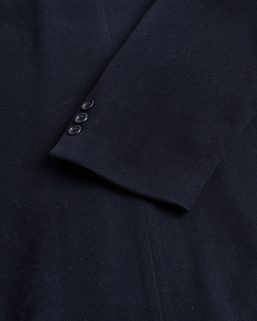 Uomini | Giacca da abito Pre-owned | Pre-owned | BOSS Vintage Cashmere Blend Blazer Navy 48
