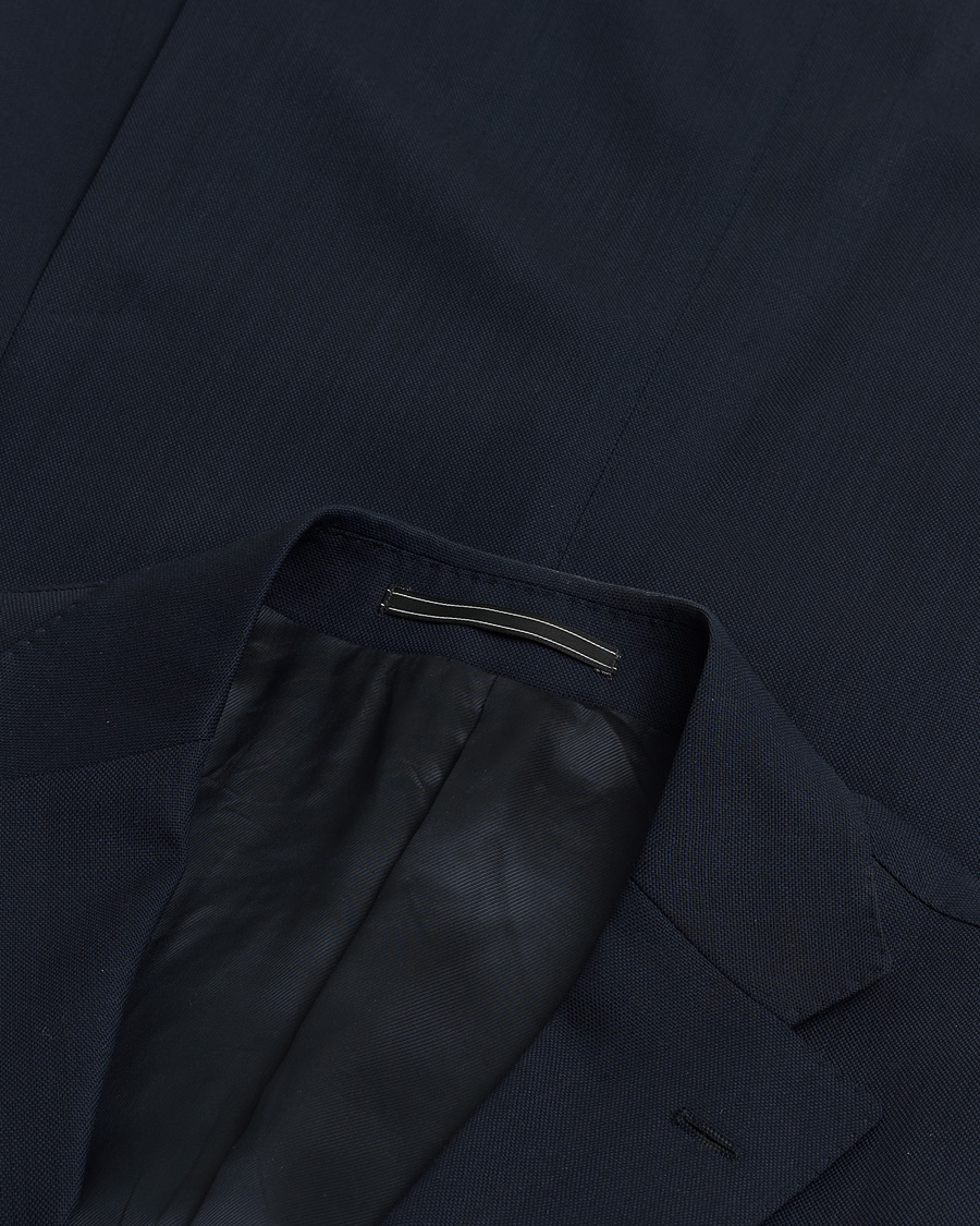 Uomini | Giacca da abito Pre-owned | Pre-owned | Corneliani Wool Hopsack Blazer Navy 48