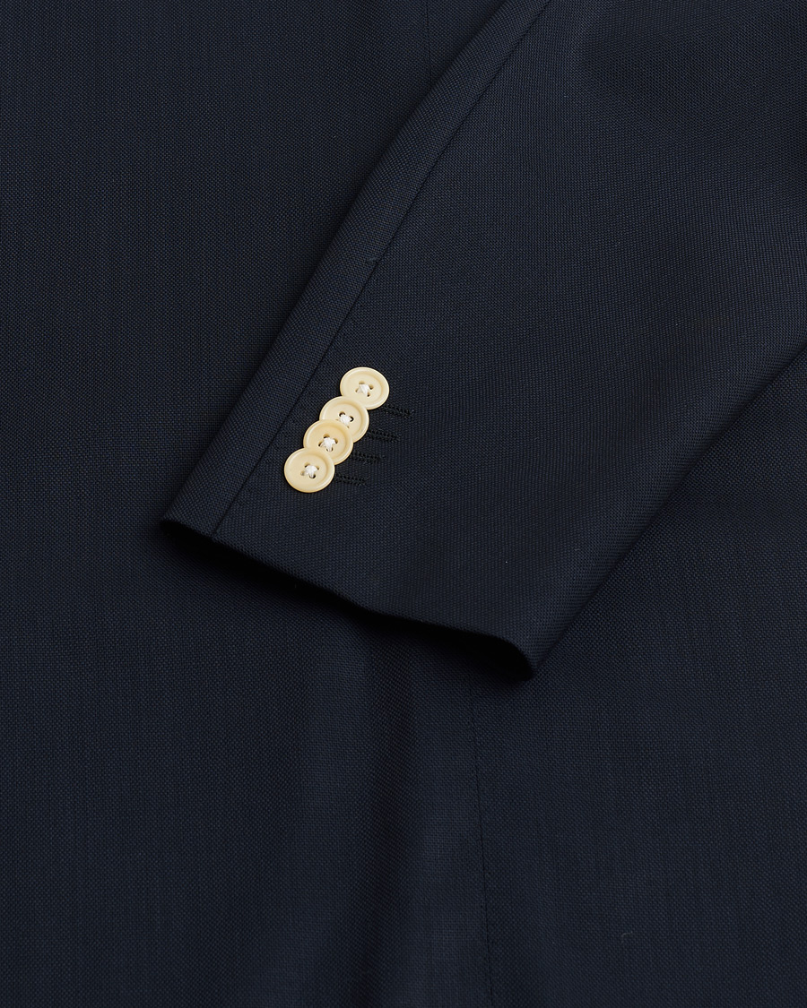 Uomini | Giacca da abito Pre-owned | Pre-owned | Corneliani Wool Hopsack Blazer Navy 48