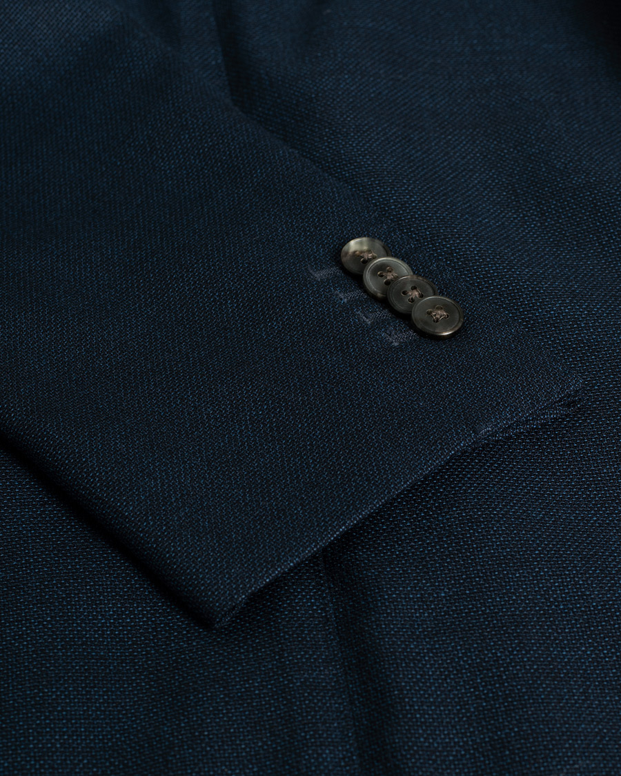 Uomini | Blazers | Pre-owned | Boglioli K Jacket Wool Hopsack Blazer Navy