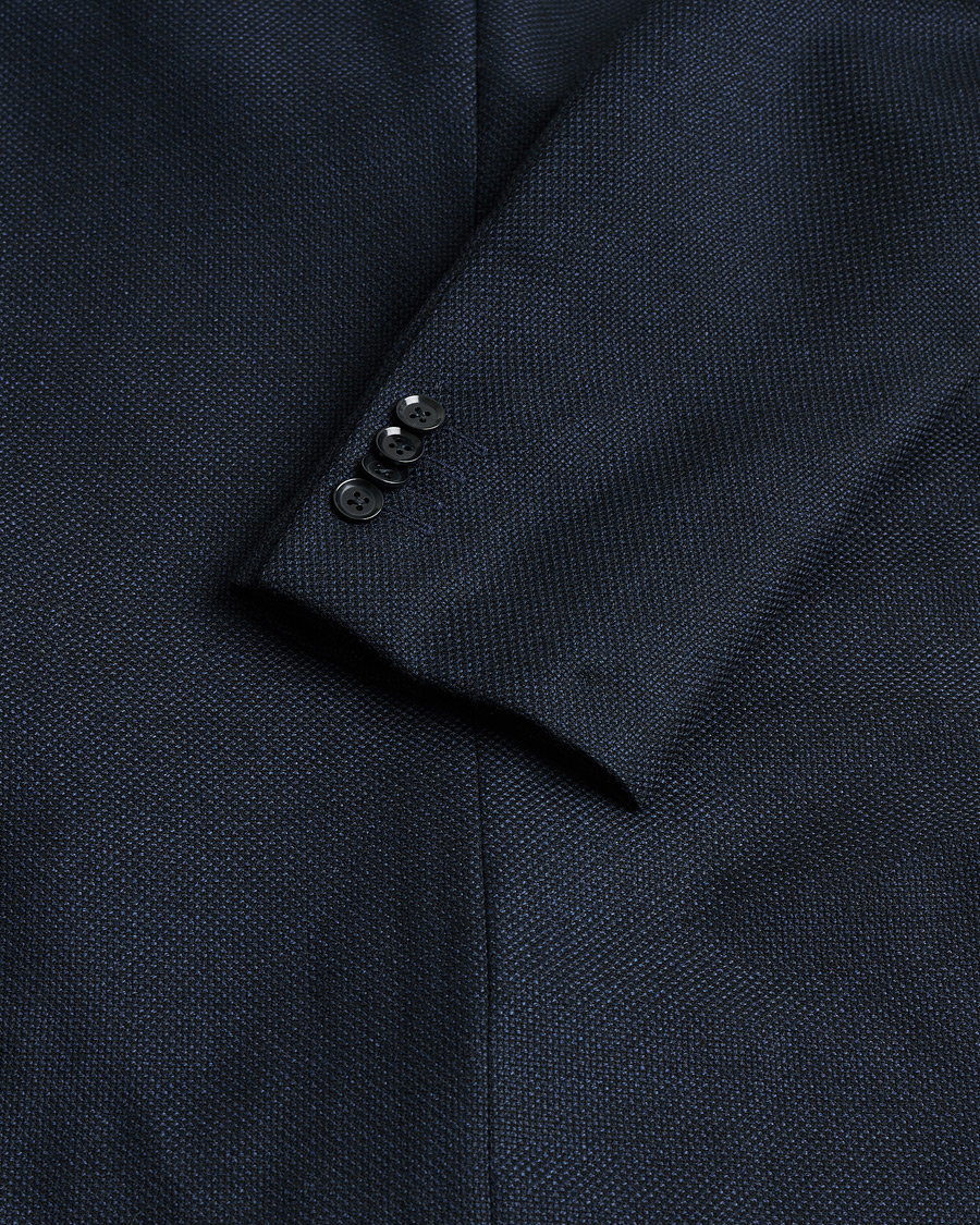 Uomini | Ring Jacket Four Season Wool Balloon Blazer Navy 52 | Pre-owned | Ring Jacket Four Season Wool Balloon Blazer Navy 52