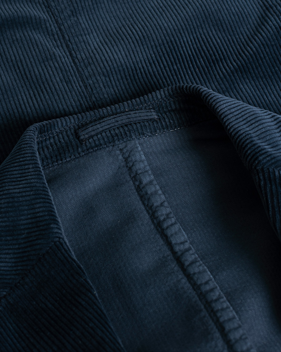 Uomini | Blazers | Pre-owned | L.B.M. 1911 Jack Corduroy Blazer Navy 50