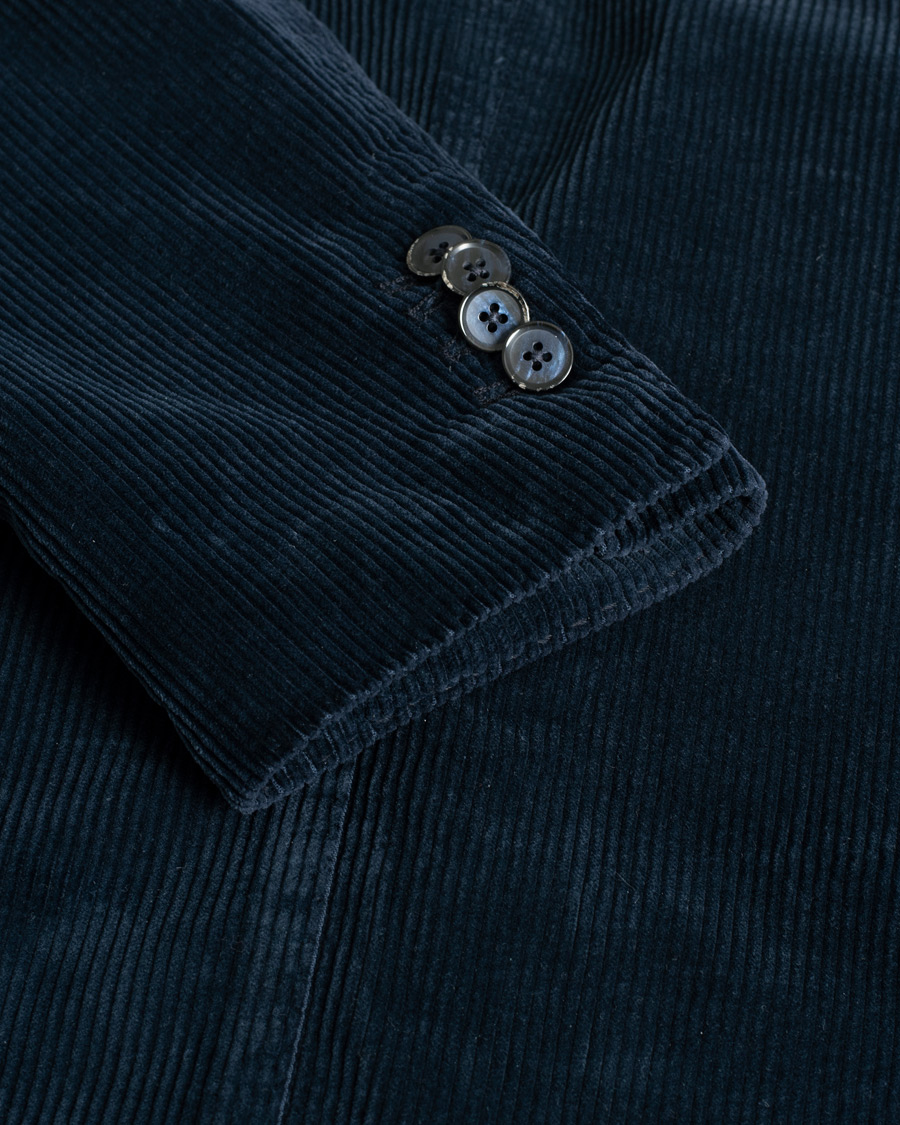 Uomini | Blazers | Pre-owned | L.B.M. 1911 Jack Corduroy Blazer Navy 50