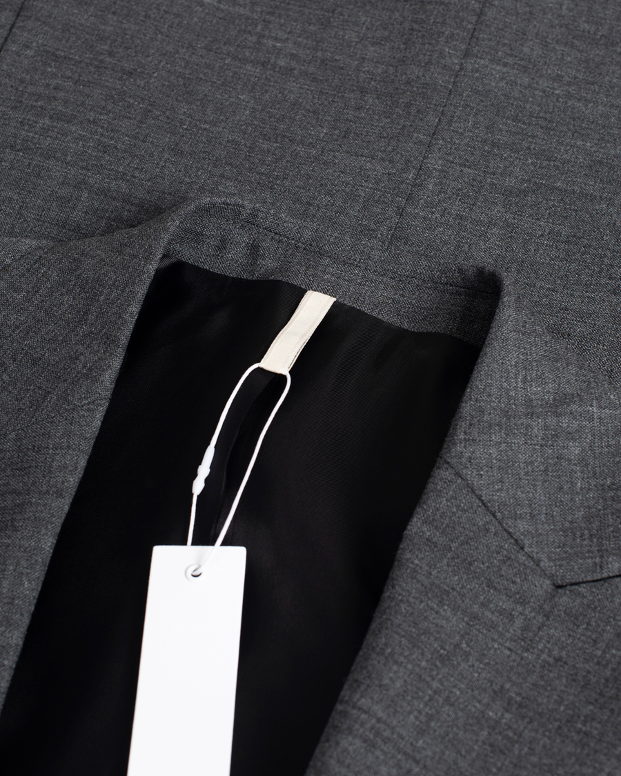 Uomini | Blazers | Pre-owned | Sunflower Single Breasted Wool Blazer Antracite