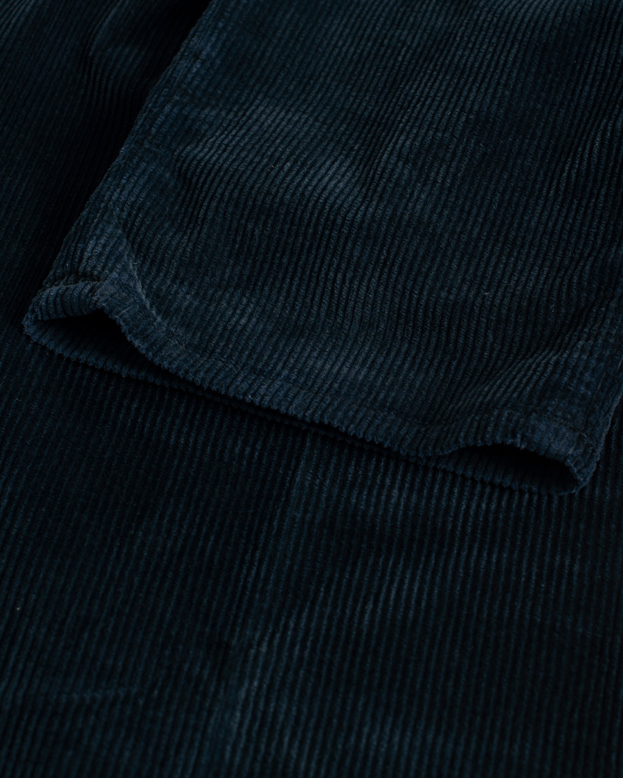 Uomini | Pantaloni | Pre-owned | Incotex Slim Fit Leisure Cord Slacks Navy