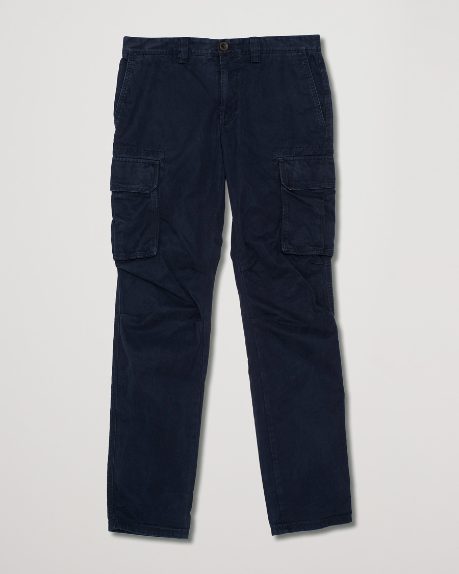 Uomini | Pantaloni | Pre-owned | Incotex Slim Fit Cargo Pants Navy W34