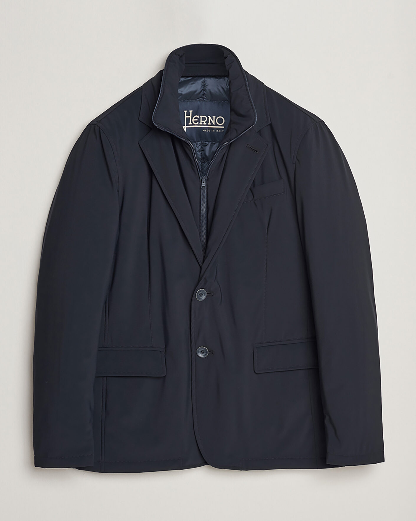 Uomini | Giacche Pre-owned | Pre-owned | Herno Nylon City Blazer Navy 50