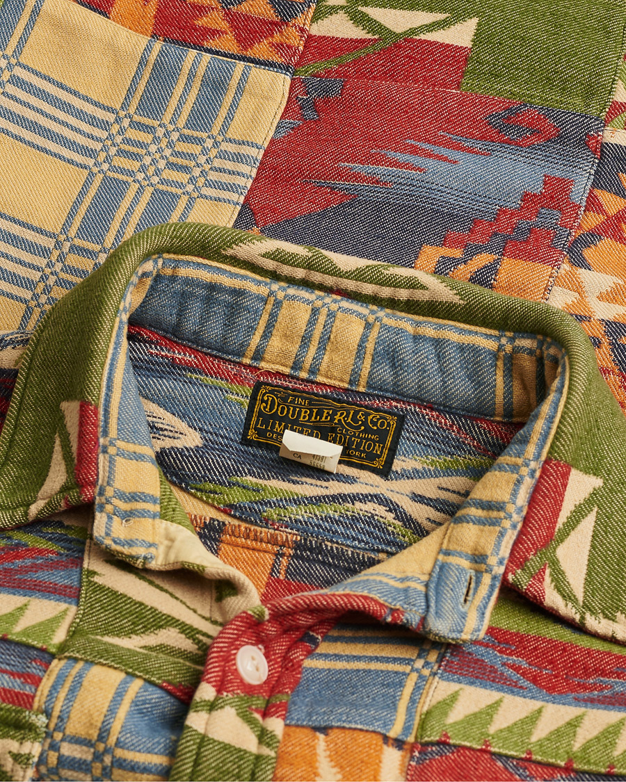 Uomini | Camicie | Pre-owned | RRL Matlock Patchwork Workshirt Red/Multi M