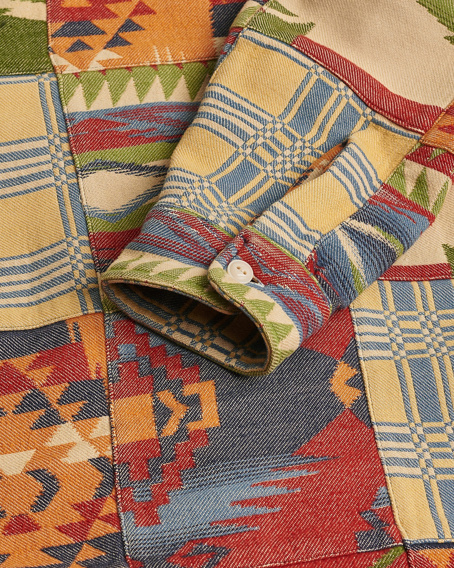 Uomini | Camicie | Pre-owned | RRL Matlock Patchwork Workshirt Red/Multi M