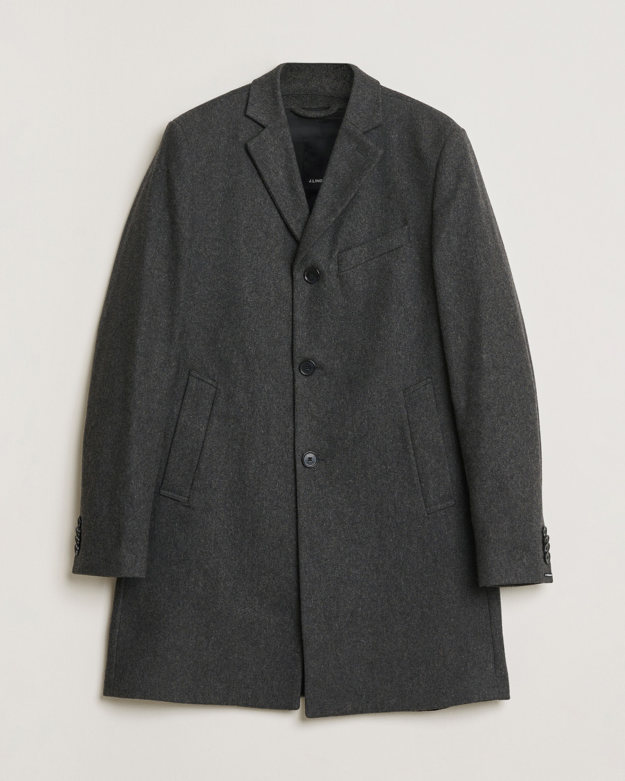 Uomini | Giacche Pre-owned | Pre-owned | J.Lindeberg Wool Coat Grey 50