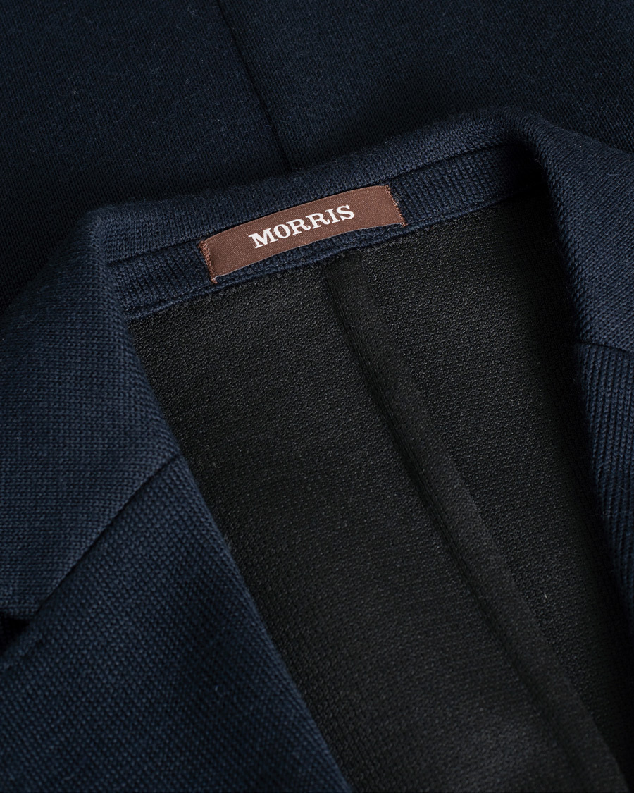 Uomini | Blazers | Pre-owned | Morris Heritage Mike Knitted Blazer Navy