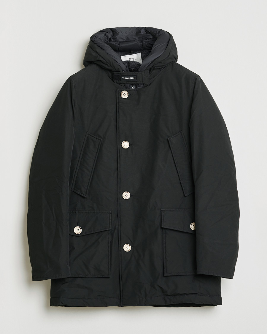 Uomini | Woolrich Arctic Parka No Fur Black M | Pre-owned | Woolrich Arctic Parka No Fur Black M