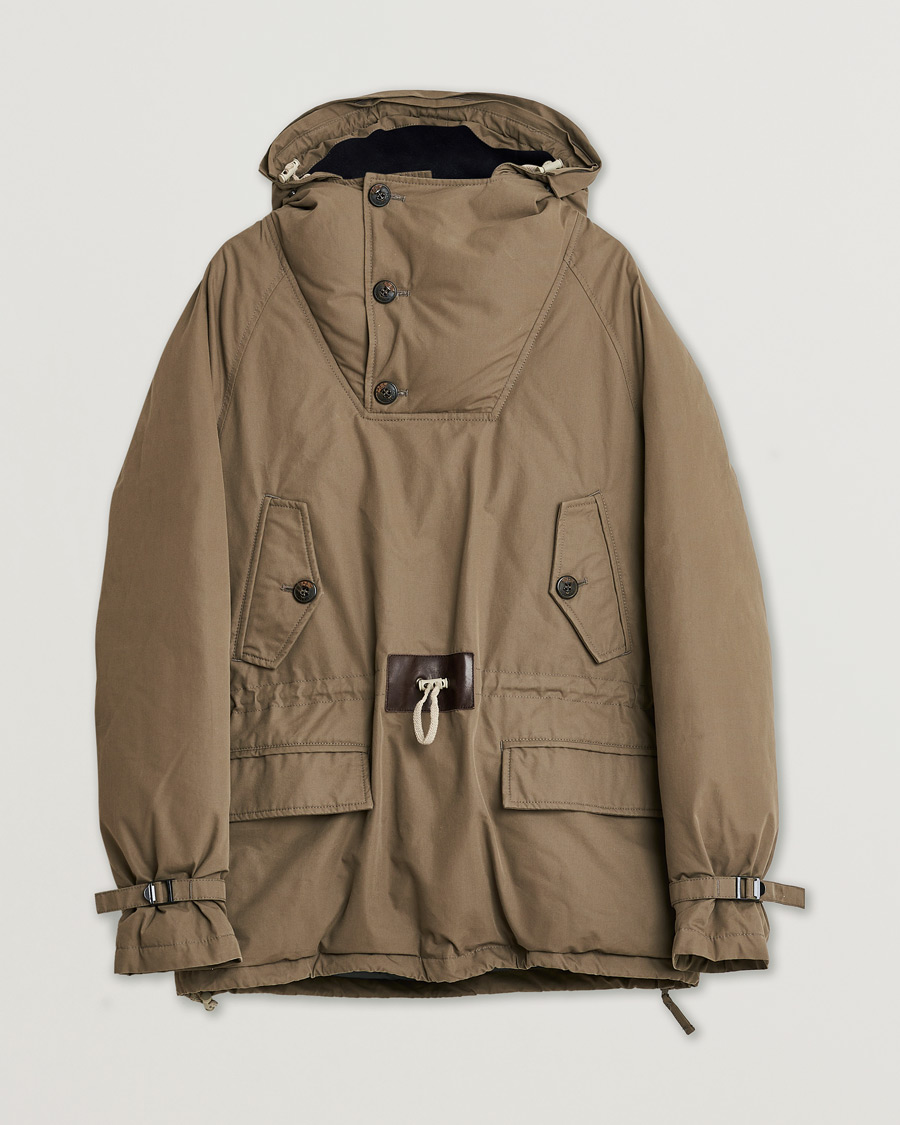 Uomini | Giacche Pre-owned | Pre-owned | Woolrich Byrd Cloth Anorak Taupe M