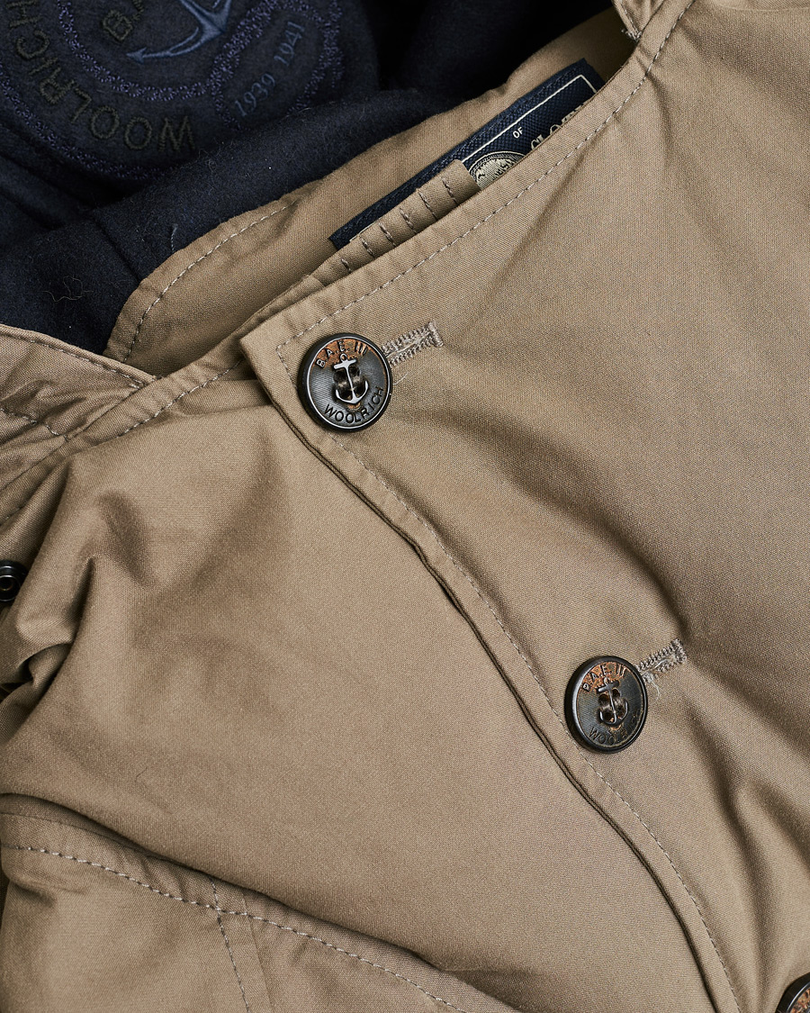 Uomini | Giacche Pre-owned | Pre-owned | Woolrich Byrd Cloth Anorak Taupe M