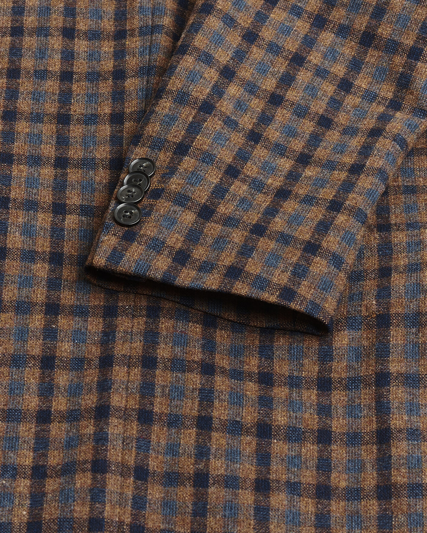 Uomini | Giacca da abito Pre-owned | Pre-owned | Oscar Jacobson Egel Checked Wool Blazer Brown 50