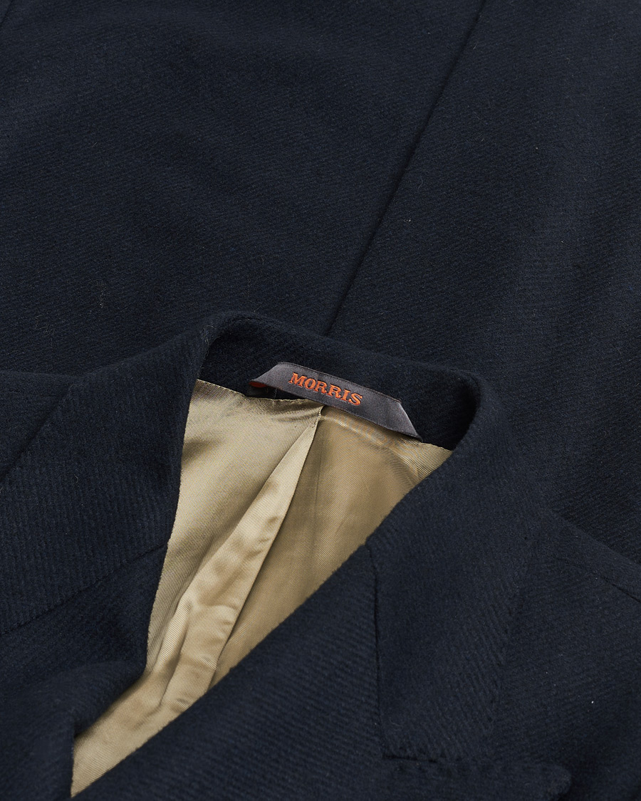 Uomini | Giacche Pre-owned | Pre-owned | Morris Double Breasted Wool Coat Navy 48