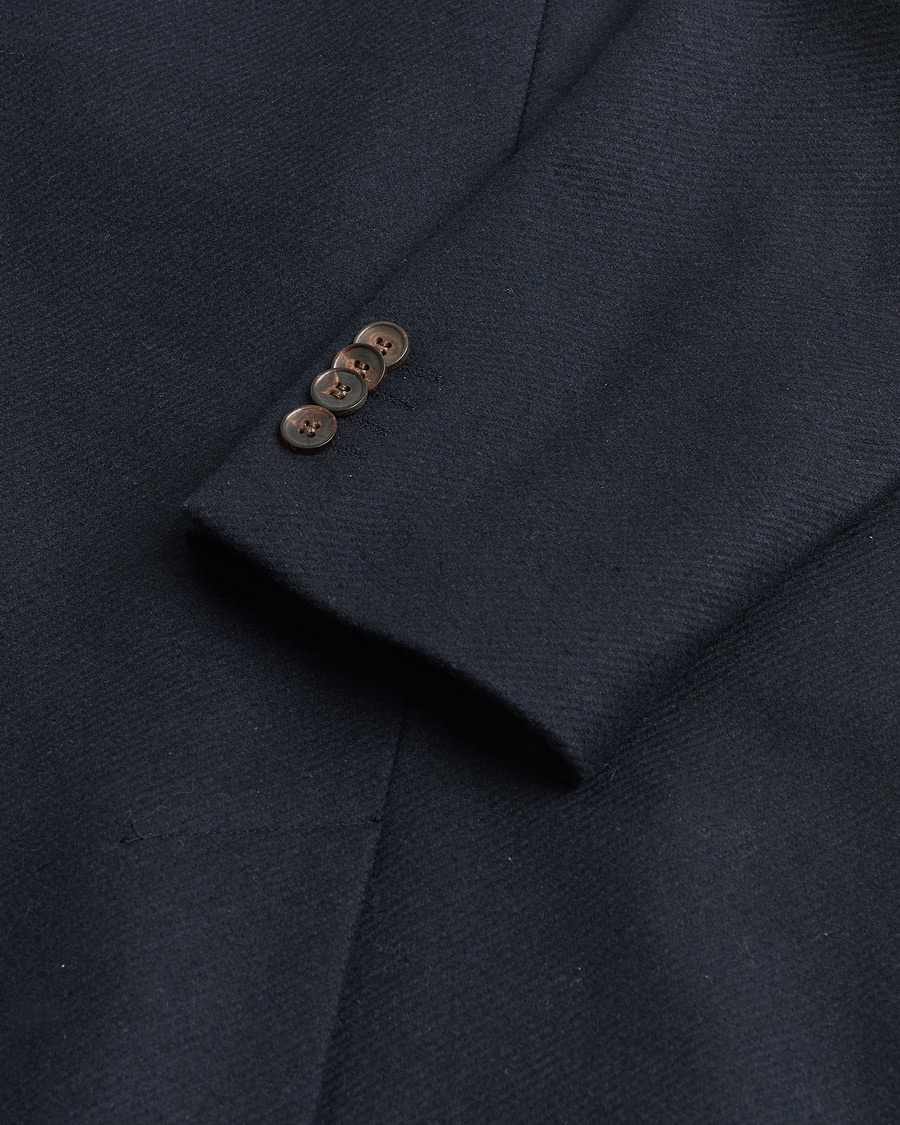 Uomini | Giacche Pre-owned | Pre-owned | Morris Double Breasted Wool Coat Navy 48