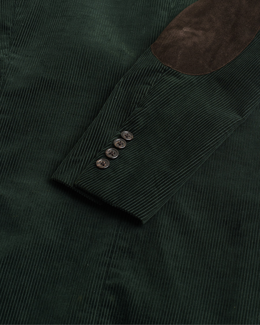 Uomini | Giacca da abito Pre-owned | Pre-owned | Polo Ralph Lauren Corduroy Green Blazer 48