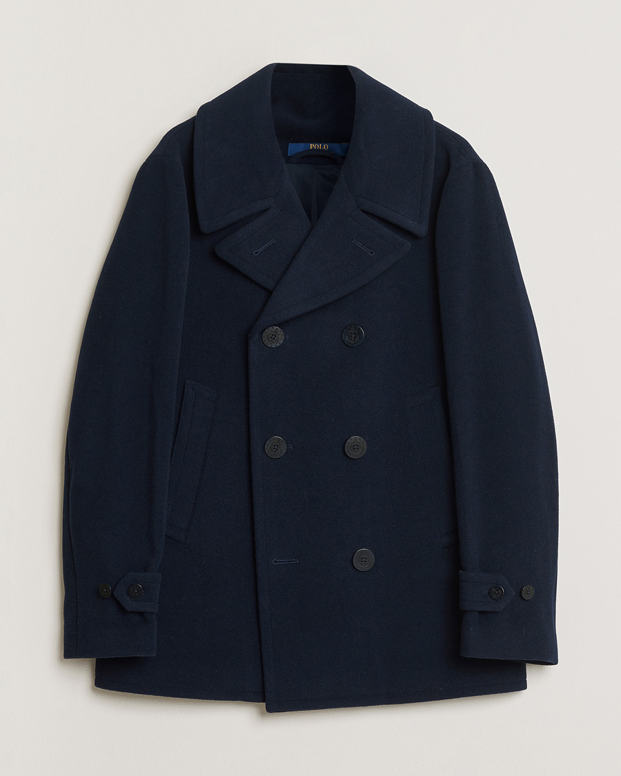 Uomini | Giacche Pre-owned | Pre-owned | Polo Ralph Lauren Wool Peacoat Navy M