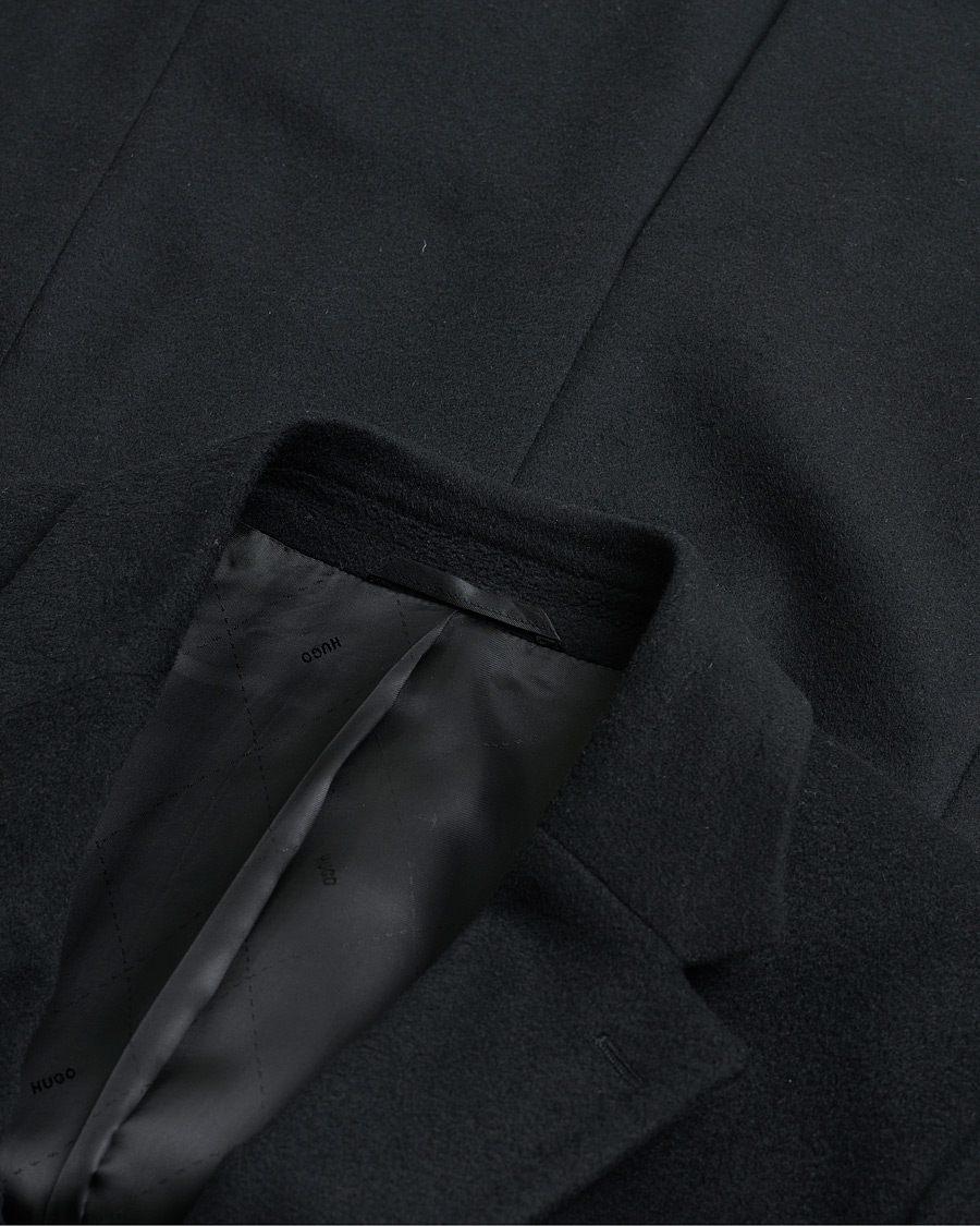 Uomini | Giacche Pre-owned | Pre-owned | HUGO Cashmere Coat Black 46