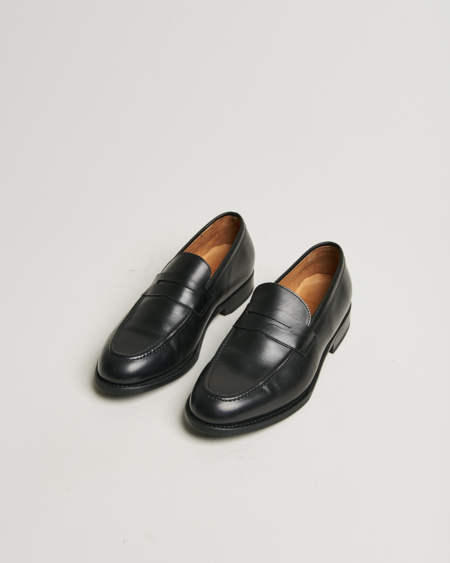 Uomini | Myrqvist Stenhammar Loafer Black Calf | Pre-owned | Myrqvist Stenhammar Loafer Black Calf