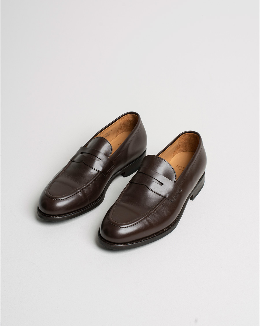 Uomini | Myrqvist Stenhammar Loafer Dark Brown Calf | Pre-owned | Myrqvist Stenhammar Loafer Dark Brown Calf