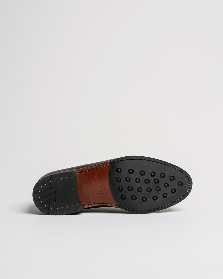 Uomini | Myrqvist Stenhammar Loafer Dark Brown Calf | Pre-owned | Myrqvist Stenhammar Loafer Dark Brown Calf