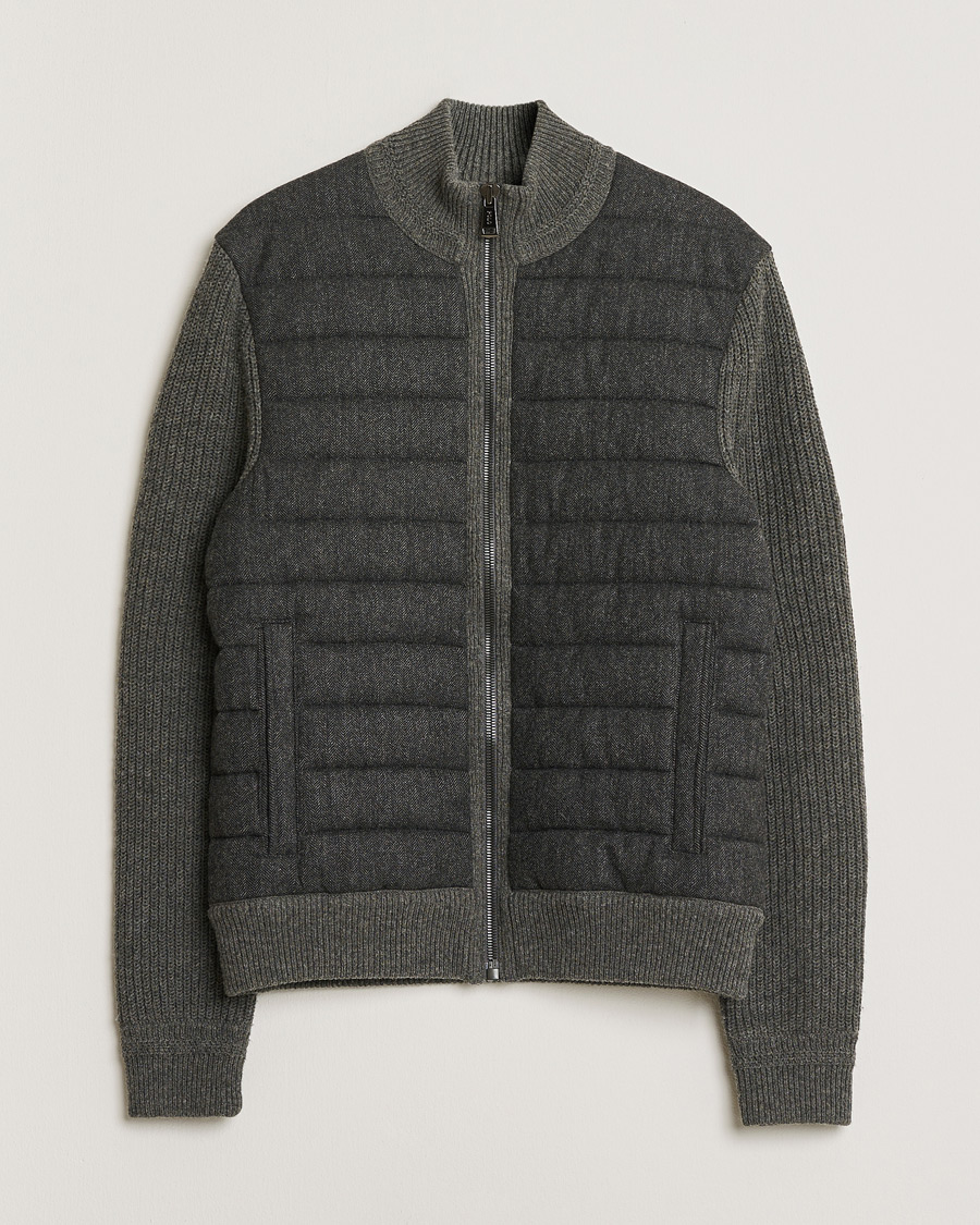 Uomini | Giacche Pre-owned | Pre-owned | Polo Ralph Lauren Cashmere Blend Hybrid Full-Zip Dark Grey M