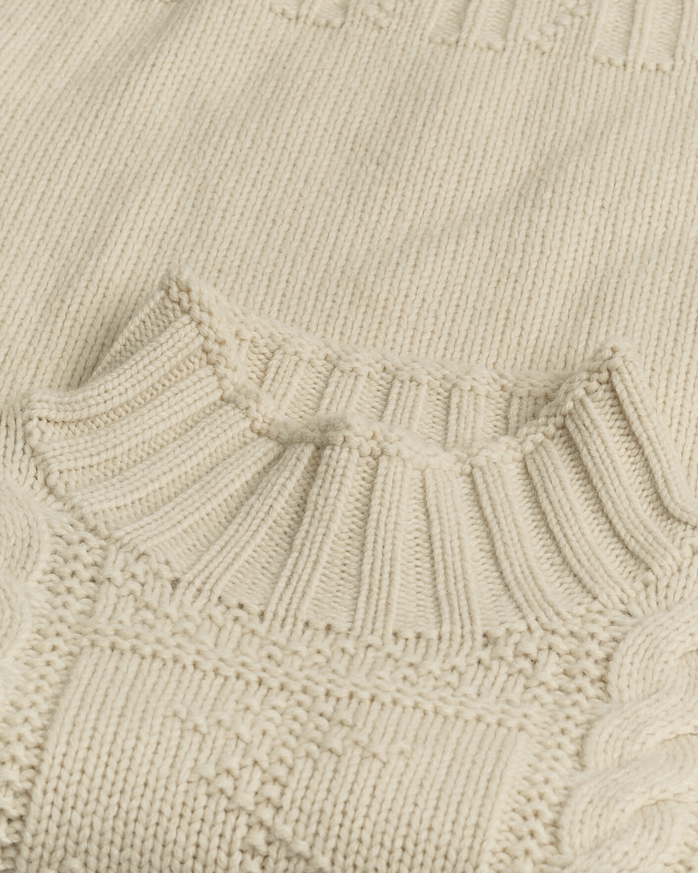 Uomini | Maglioni Pre-owned | Pre-owned | Polo Ralph Lauren Wool Knitted Aran Rollneck Cream M