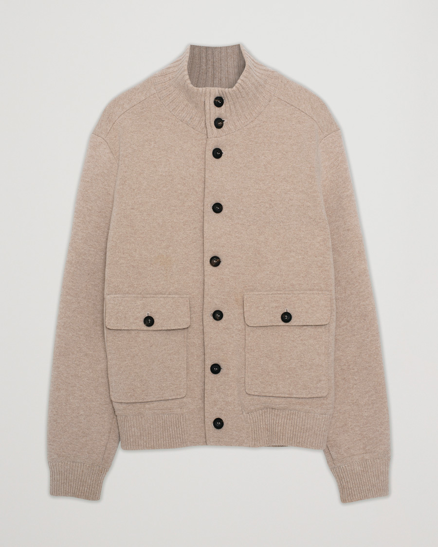 Uomini | Blazers | Pre-owned | Lardini Wool/Nylon Jacket Beige 54
