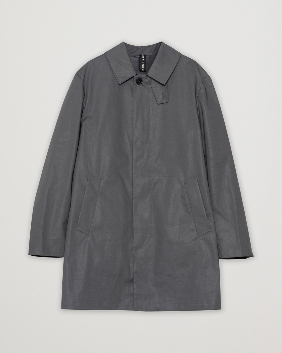 Uomini | Mackintosh Cambridge Car Coat Cool Grey | Pre-owned | Mackintosh Cambridge Car Coat Cool Grey