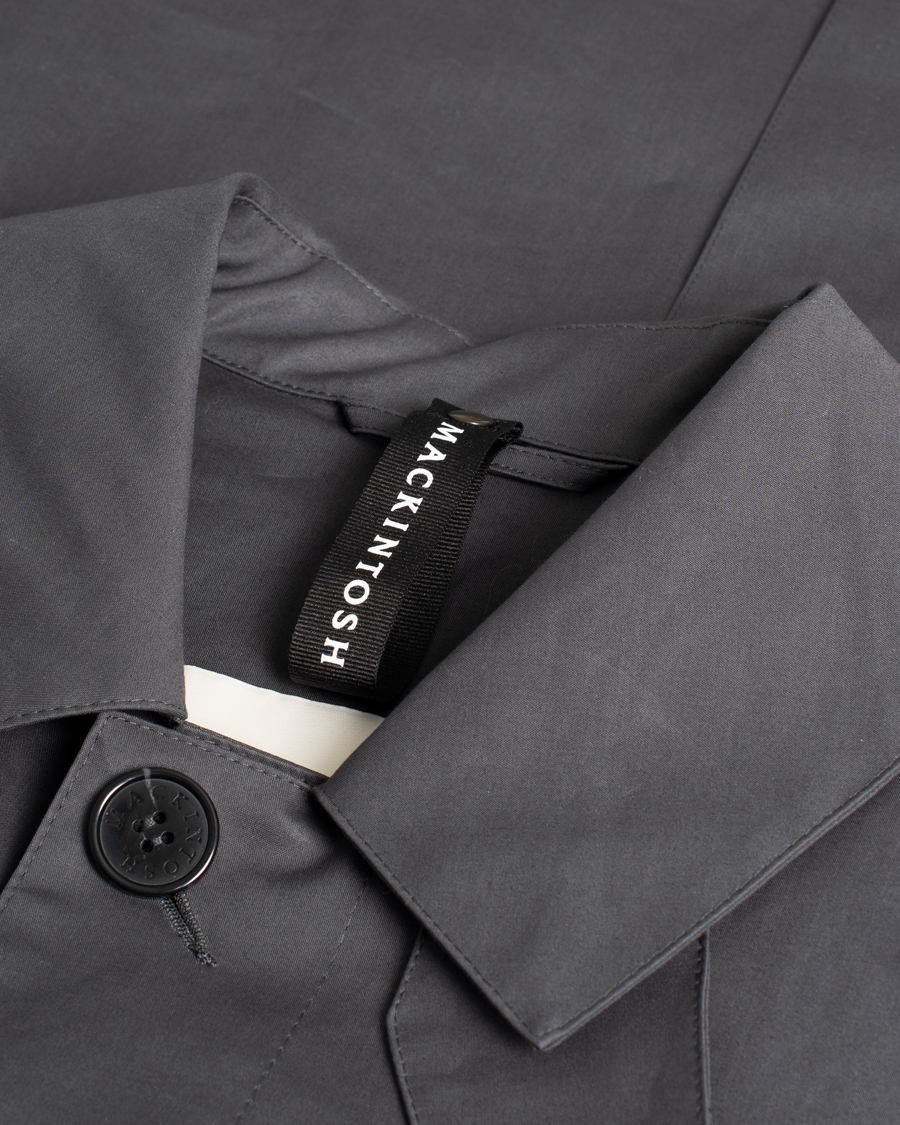 Uomini | Mackintosh Cambridge Car Coat Cool Grey | Pre-owned | Mackintosh Cambridge Car Coat Cool Grey