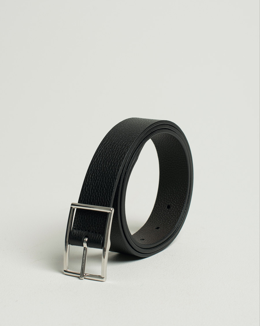 Uomini | Anderson's Reversible Grained Leather Belt 3 cm Black/Brown | Pre-owned | Anderson's Reversible Grained Leather Belt 3 cm Black/Brown