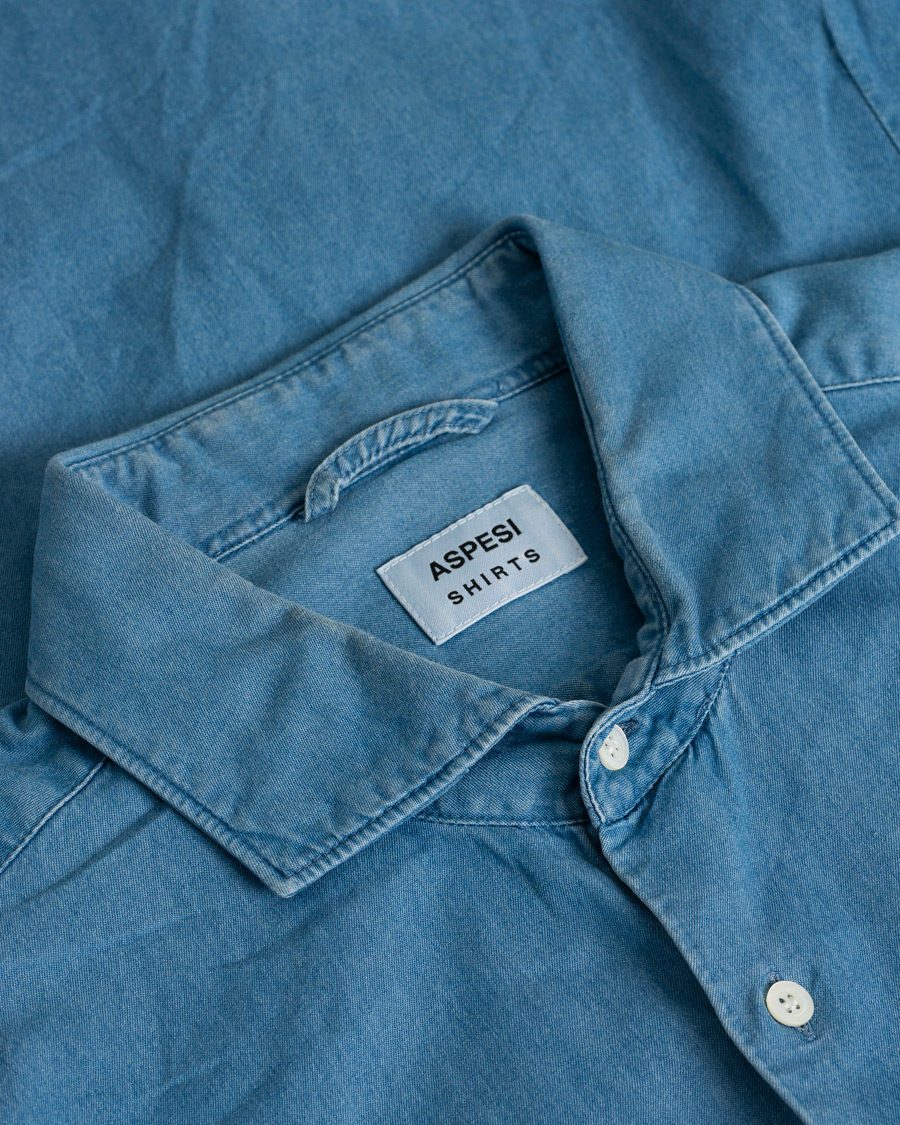 Uomini | Camicie | Pre-owned | Aspesi Casual Denim Shirt Indigo 42 - L