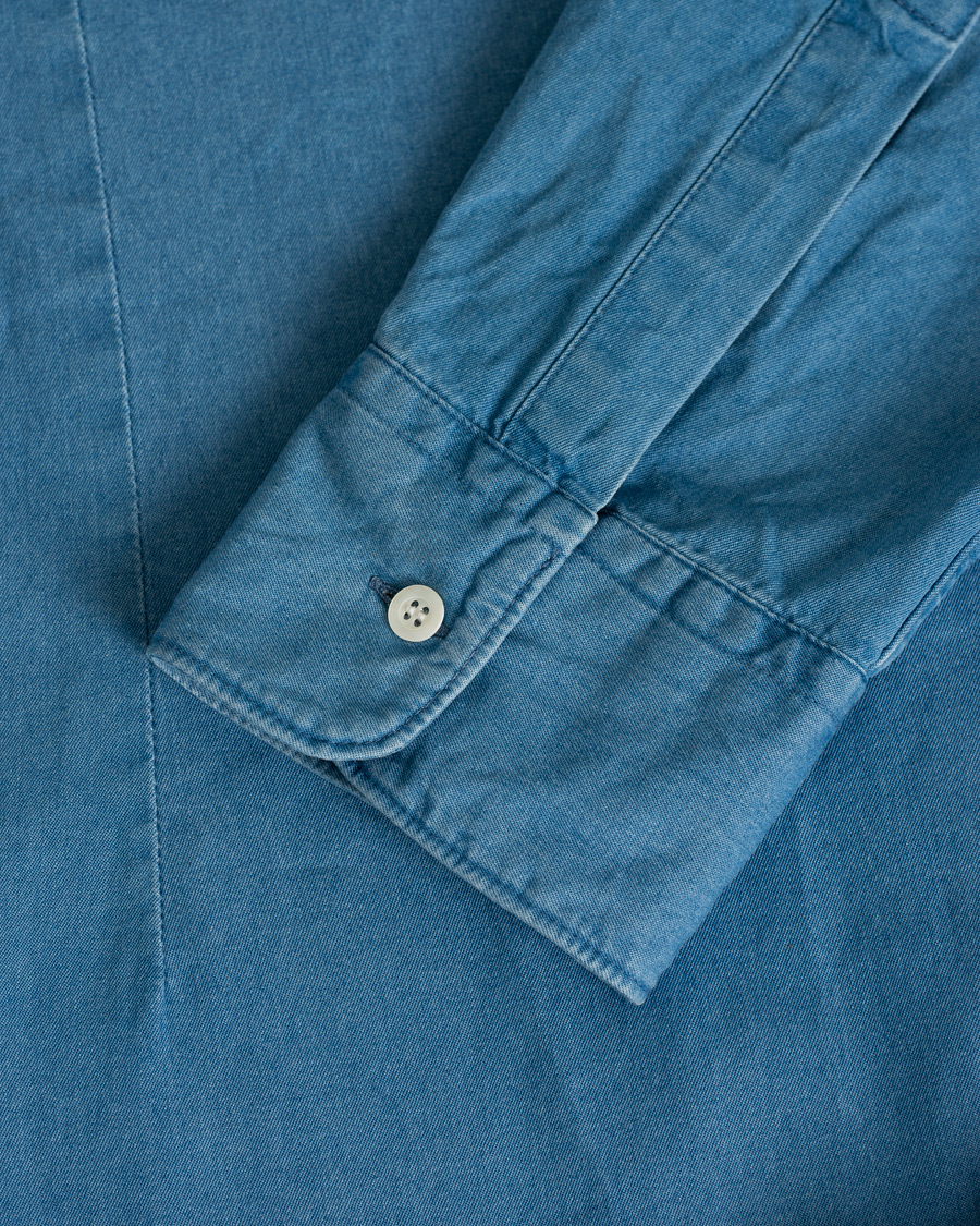 Uomini | Camicie | Pre-owned | Aspesi Casual Denim Shirt Indigo 42 - L