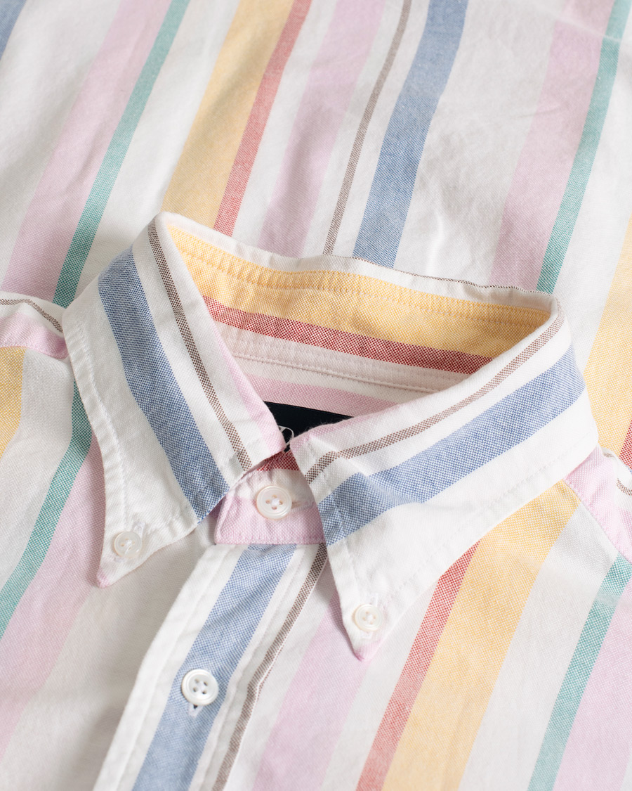 Uomini | Camicie | Pre-owned | Drake's Multi Stripe Oxford Shirt Multi