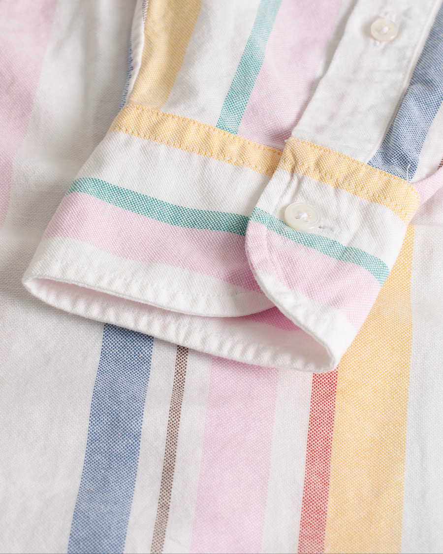 Uomini | Camicie | Pre-owned | Drake's Multi Stripe Oxford Shirt Multi