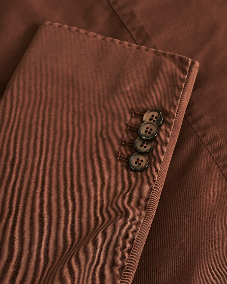 Uomini | Blazers | Pre-owned | L.B.M. 1911 Jack Regular Fit Cotton Stretch Blazer Brown