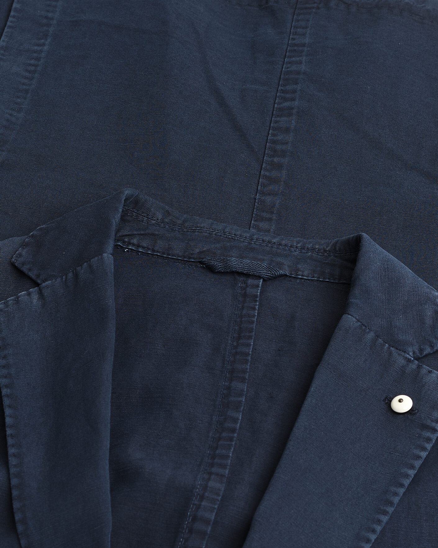 Uomini | Giacca da abito Pre-owned | Pre-owned | L.B.M. 1911 Jack Regular Fit Cotton & Linen Blazer Navy 52