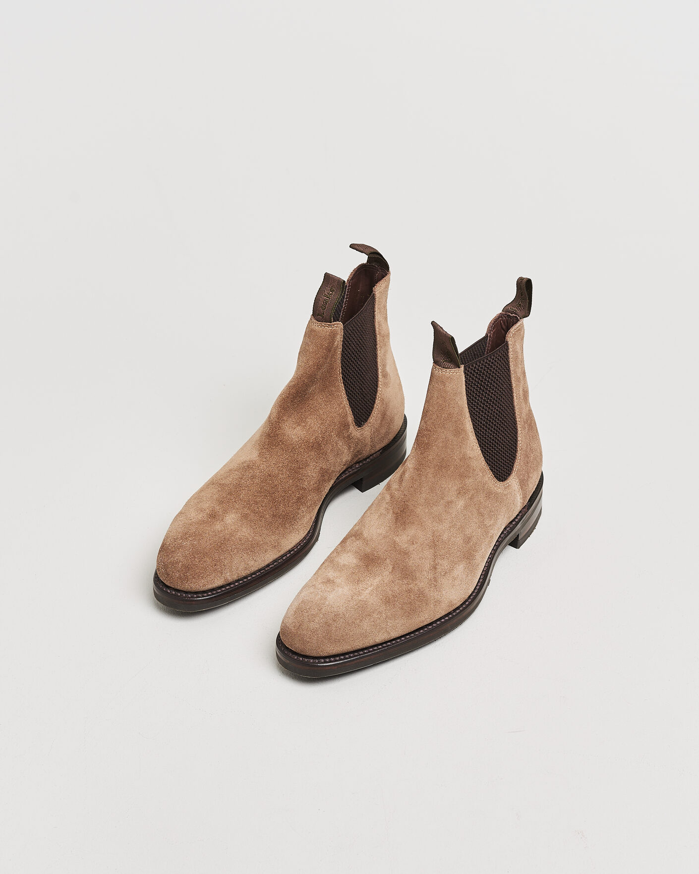 Uomini | Scarpe con cuciture Goodyear Pre-owned | Pre-owned | Loake 1880 Emsworth Chelsea Boot Flint Suede UK9 - EU43