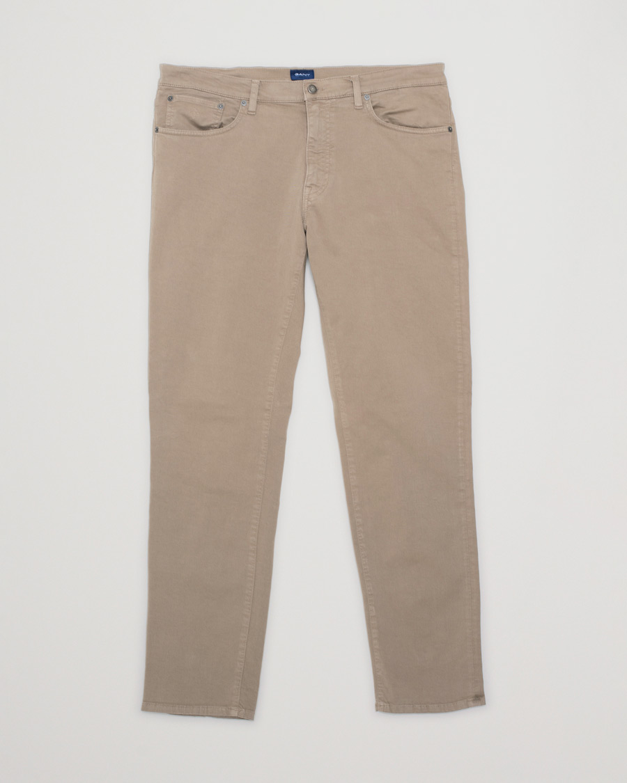 Uomini | Pantaloni | Pre-owned | GANT Hayes Desert Jeans Olive W36L32
