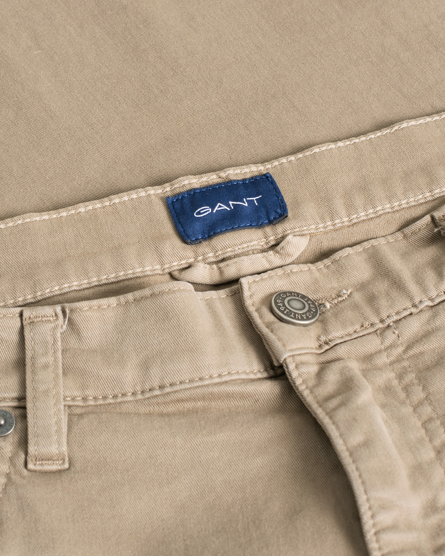 Uomini | Pantaloni | Pre-owned | GANT Hayes Desert Jeans Olive W36L32
