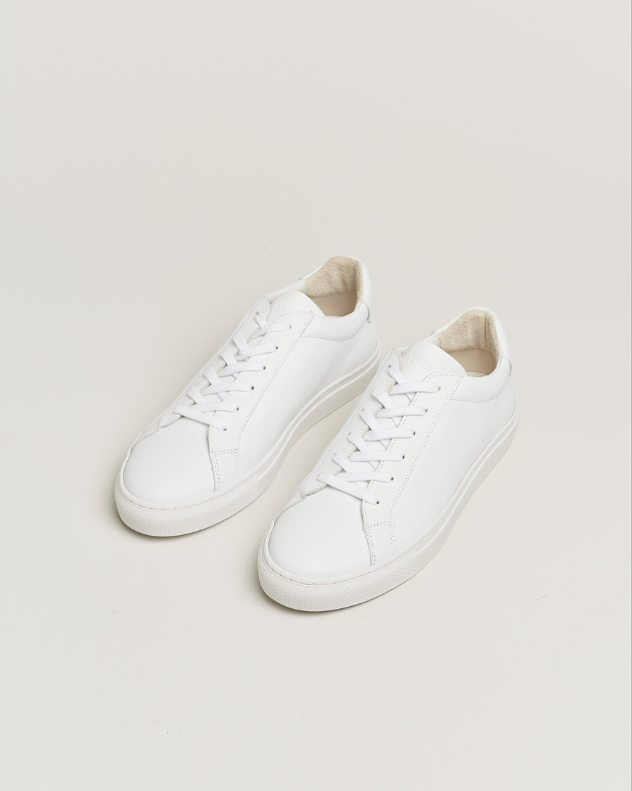 Uomini | A Day's March Leather Marching Sneaker White | Pre-owned | A Day's March Leather Marching Sneaker White